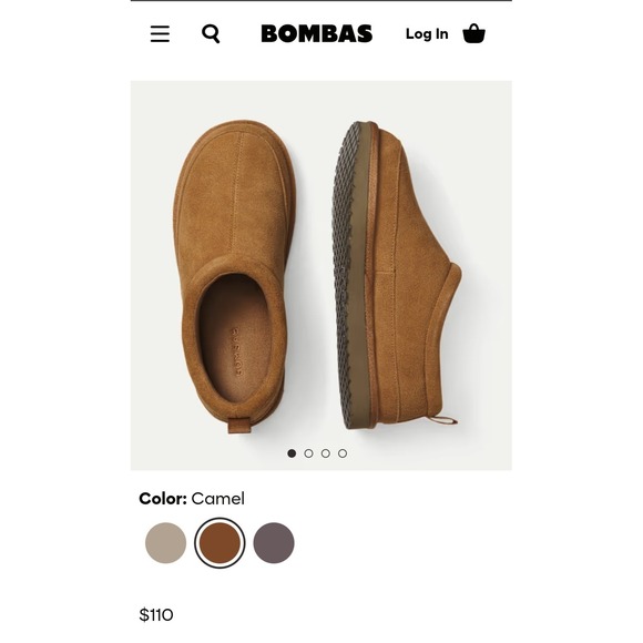 Bombas Shoes - Bombas Saturday Suede Slip On Shoes Camel Brown Womens Size 6 NEW